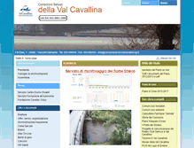 Tablet Screenshot of consorzioservizi.valcavallina.bg.it